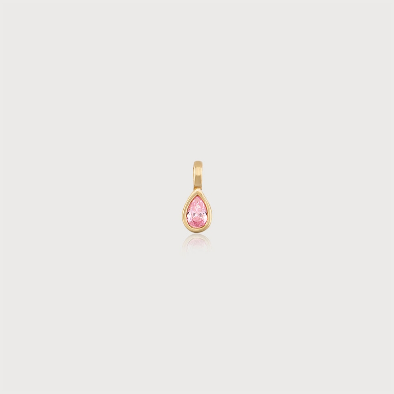 Dreamy Cotton Candy Gold Charm