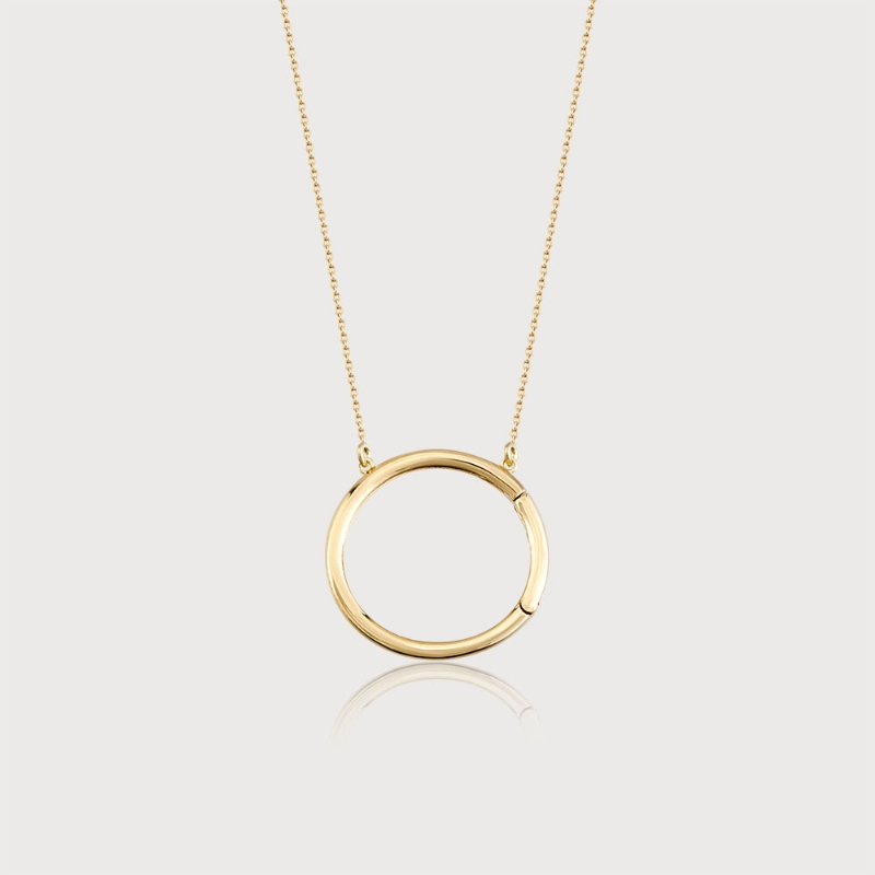 Unique Round Chain Gold Charm