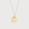 Guardian of Time Elephant Gold Necklaces